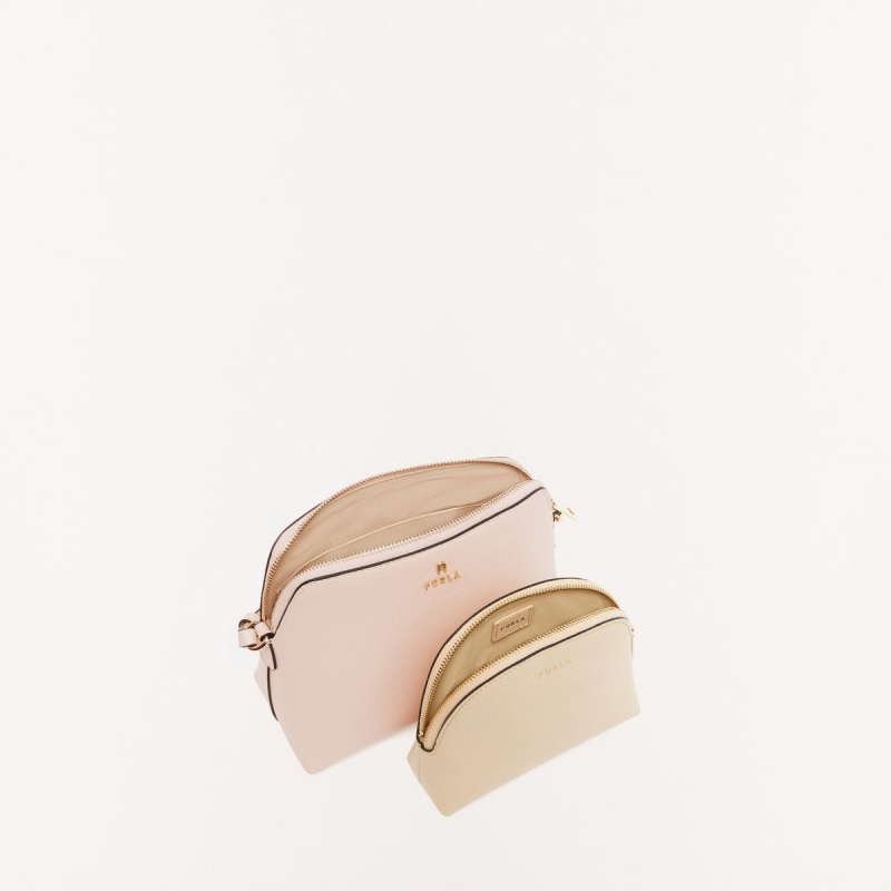 Furla CAMELIA Mini Vesker Dame Beige | 5781-YCGES