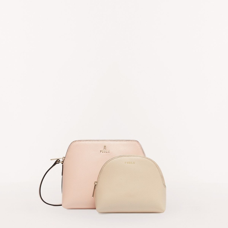 Furla CAMELIA Mini Vesker Dame Beige | 5781-YCGES