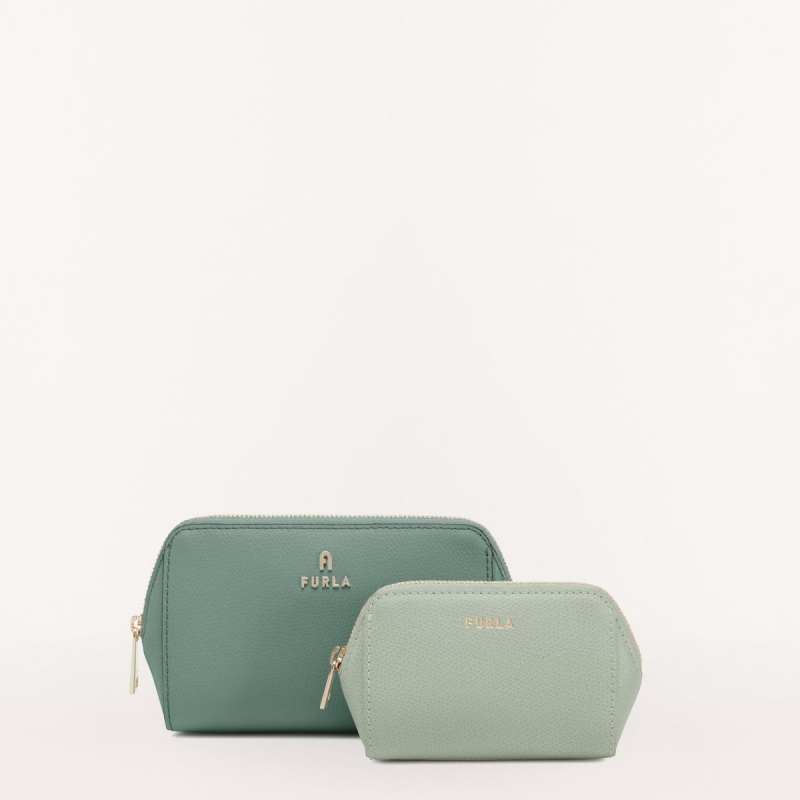 Furla CAMELIA Pouches Dame Grønn | 3579-QNYBT