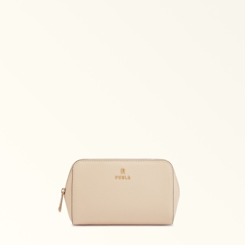 Furla CAMELIA Pouches Dame Pisket Krem | 7123-ESJLF