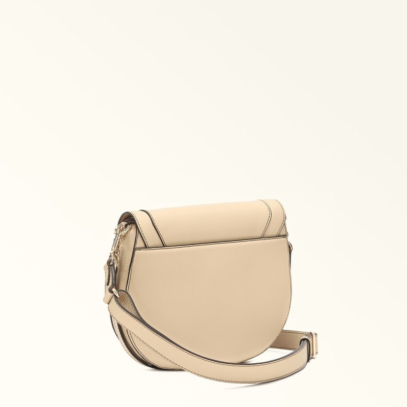 Furla CLUB 2 Crossbody Veske Dame Beige | 8463-NOJXM