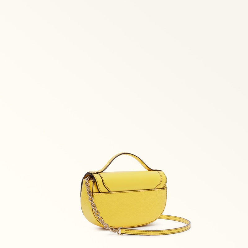 Furla CLUB 2 Mini Vesker Dame Gul | 3698-RSUOB