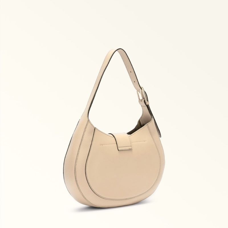 Furla CLUB 2 Skulderveske Dame Beige | 1476-AXJKG