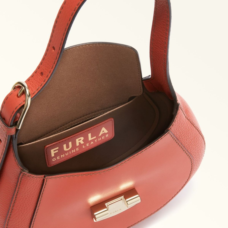 Furla CLUB 2 Skulderveske Dame Rosa | 8351-AJQVL