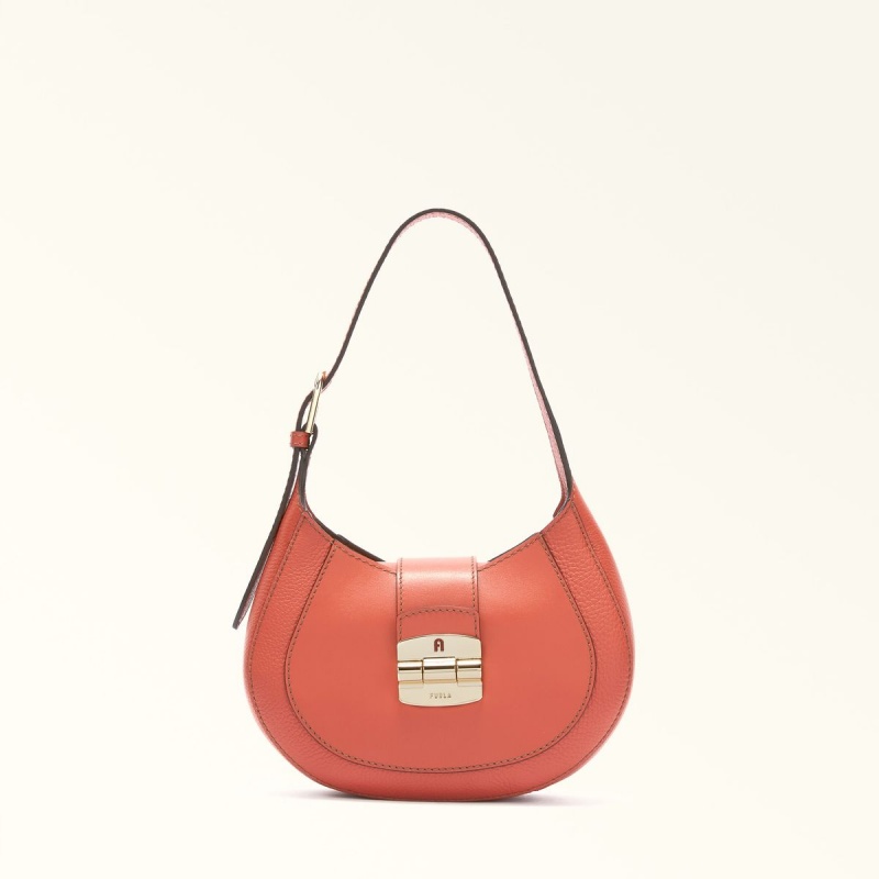 Furla CLUB 2 Skulderveske Dame Rosa | 8351-AJQVL