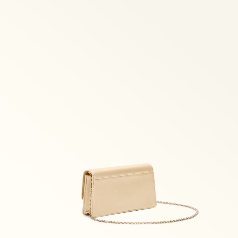 Furla DIAMANTE Mini Vesker Dame Beige | 4236-AYUJZ