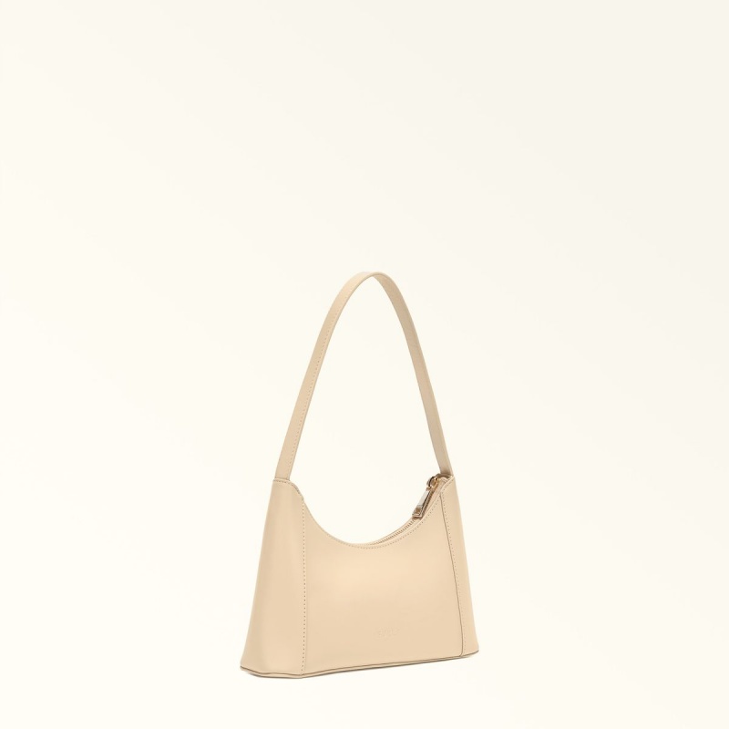 Furla DIAMANTE Skulderveske Dame Beige | 3657-LCREH