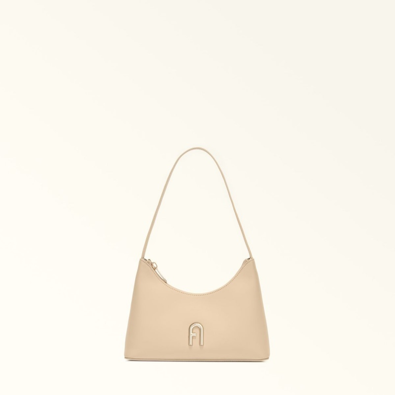 Furla DIAMANTE Skulderveske Dame Beige | 3657-LCREH