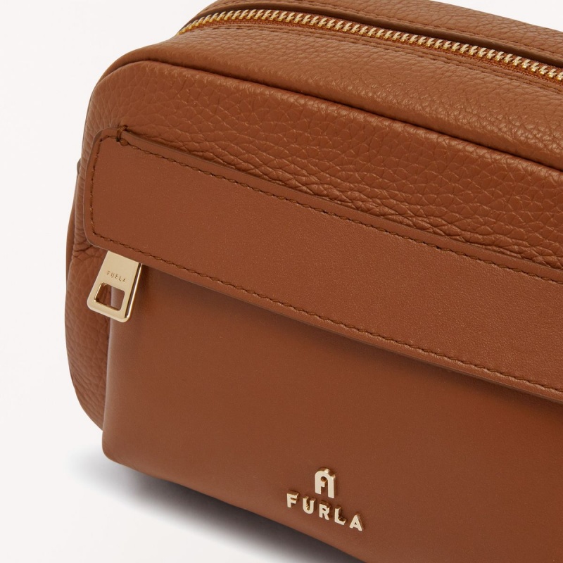 Furla FAVOLA Crossbody Veske Dame Brune | 2814-UFGHX