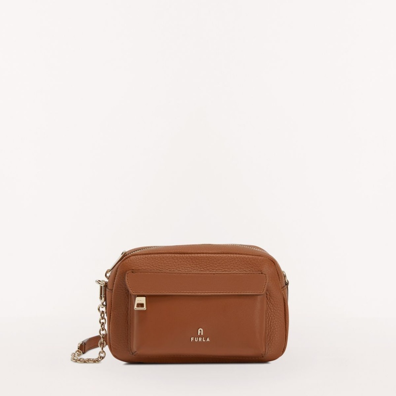 Furla FAVOLA Crossbody Veske Dame Brune | 2814-UFGHX