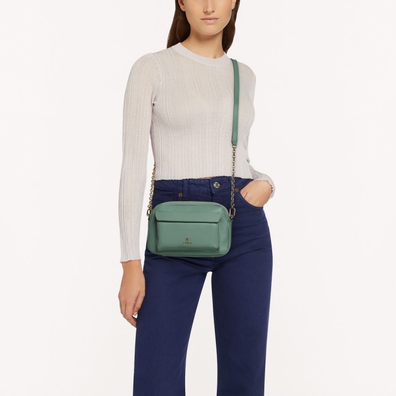 Furla FAVOLA Crossbody Veske Dame Grønn | 9624-XLKGI