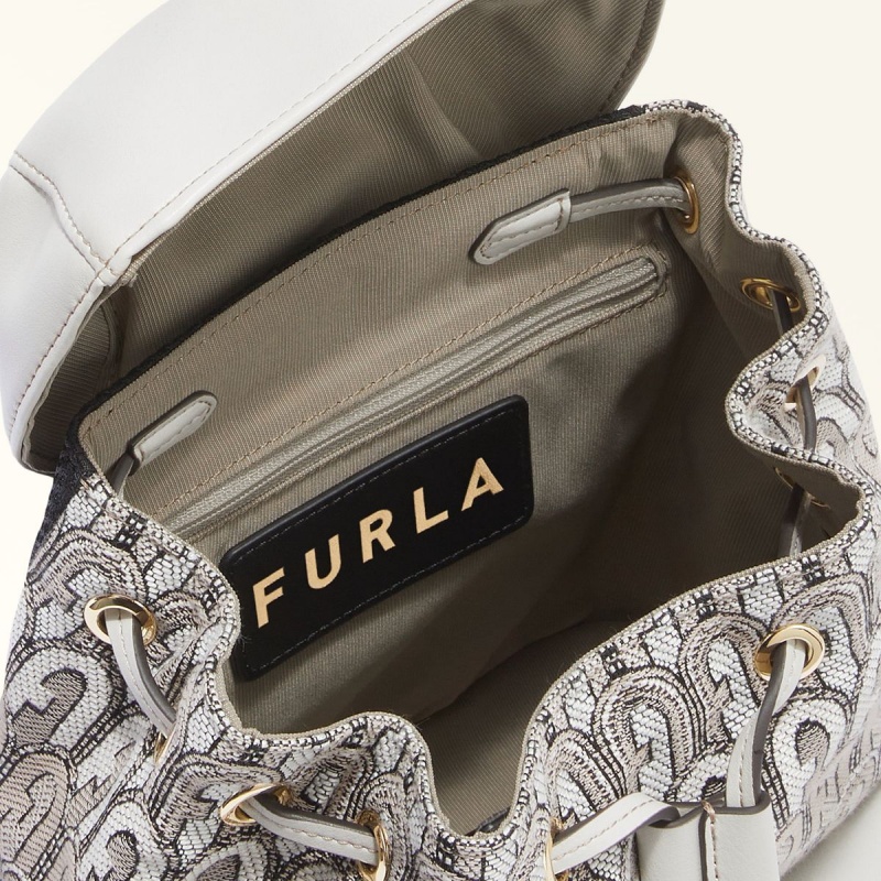 Furla FLOW Ryggsekker Dame Grå | 1274-IYNAJ