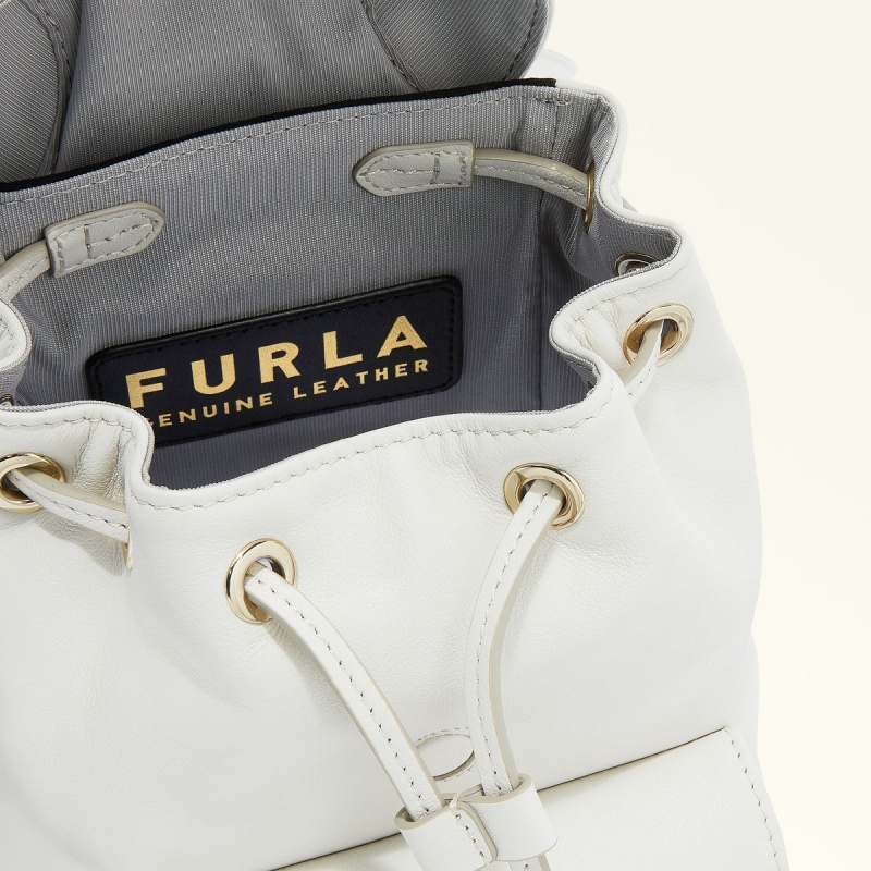 Furla FLOW Ryggsekker Dame Hvite | 4031-STWXJ