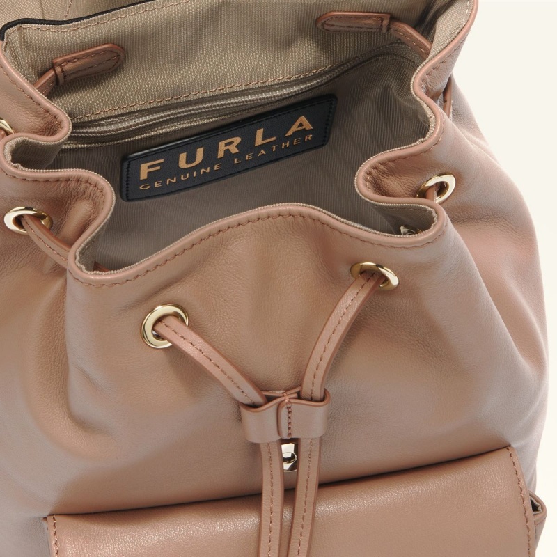 Furla FLOW Ryggsekker Dame Kaffe | 7093-QHDVZ