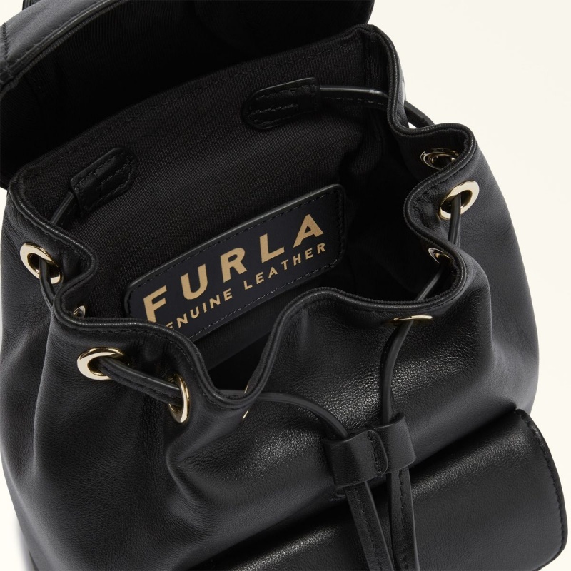 Furla FLOW Ryggsekker Dame Svarte | 2098-ELUOC