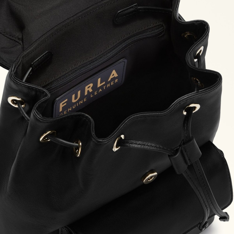 Furla FLOW Ryggsekker Dame Svarte | 3920-EDRVP