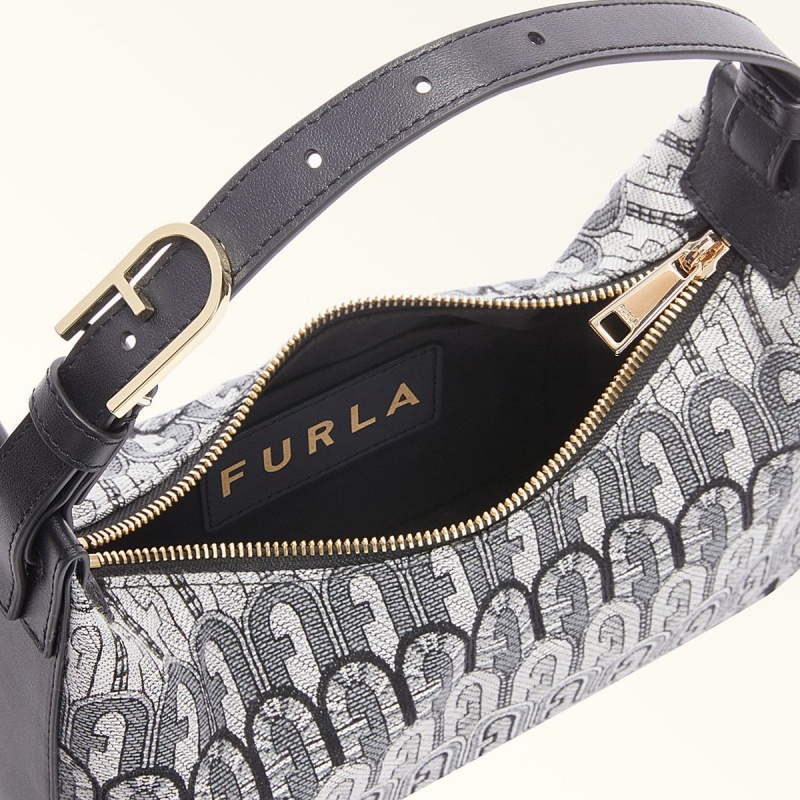 Furla FLOW Skulderveske Dame Svarte | 3476-PCROA