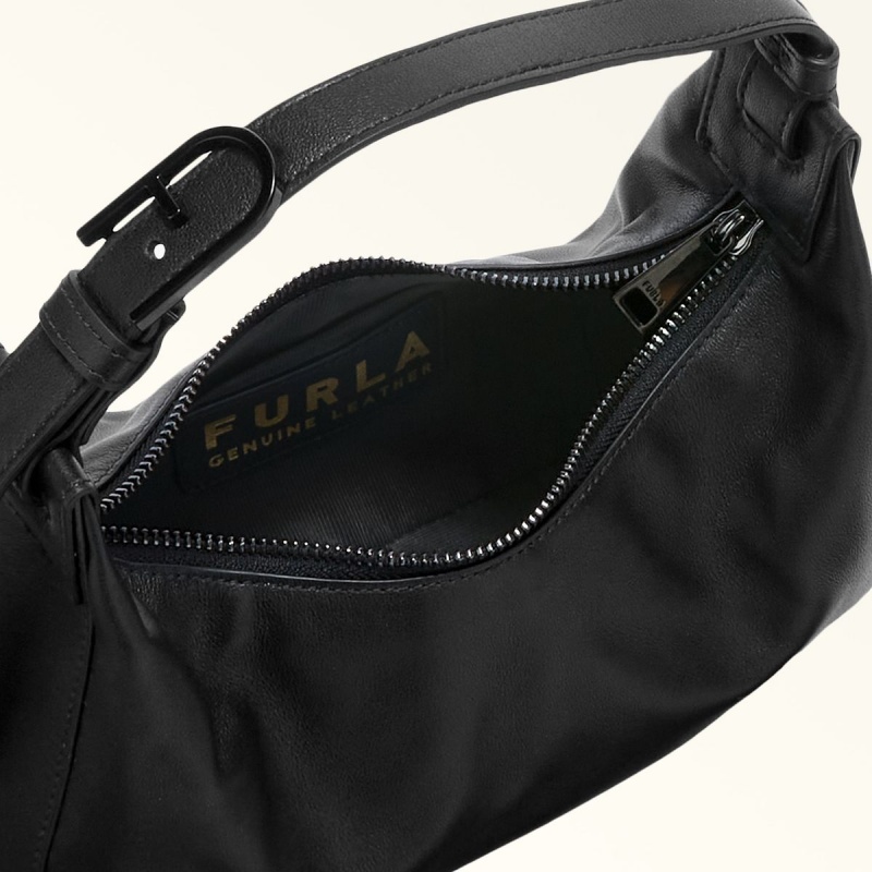 Furla FLOW Skulderveske Dame Svarte | 7043-QPLZT