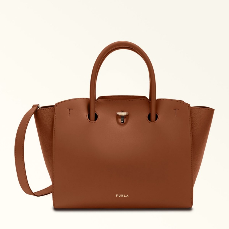 Furla GENESI Totes Dame Brune | 6431-RDNLQ