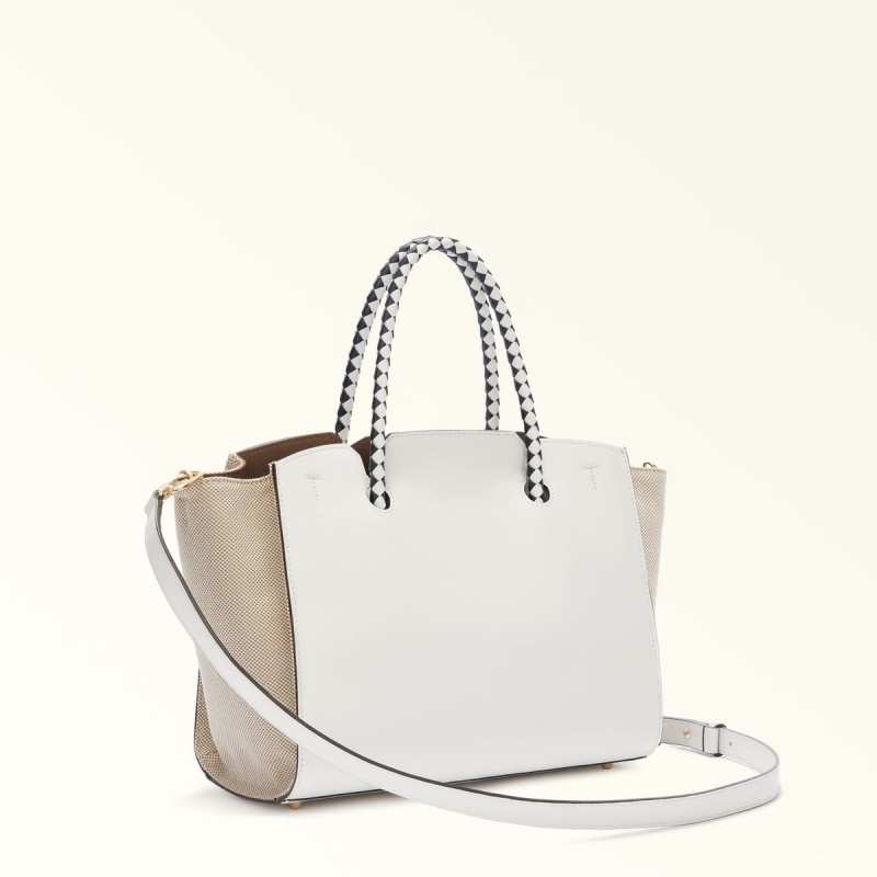 Furla GENESI Totes Dame Hvite | 4519-XAIHJ