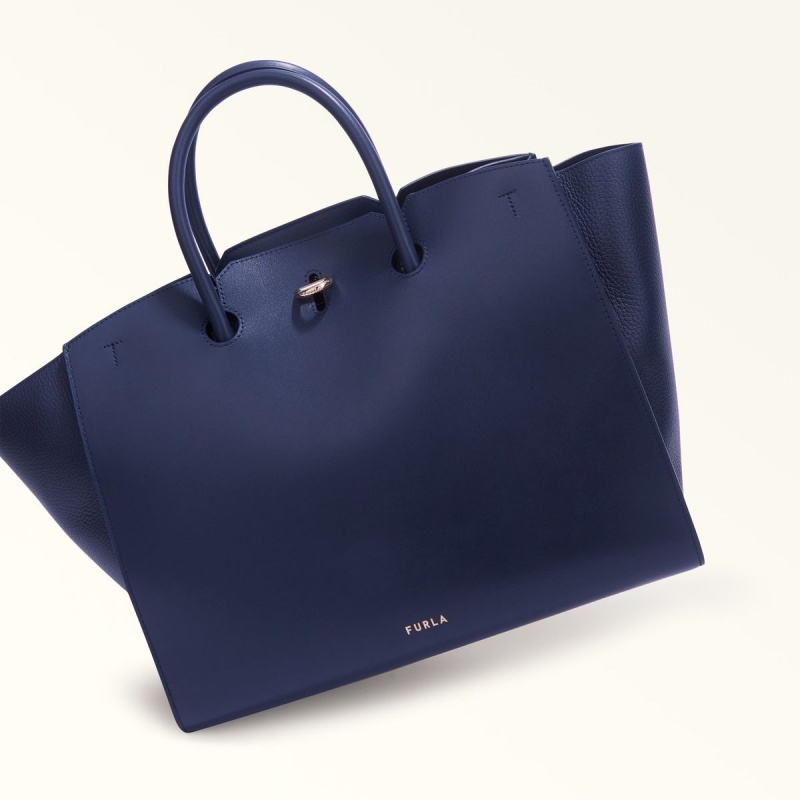 Furla GENESI Totes Dame Marineblå | 5864-RDGQK