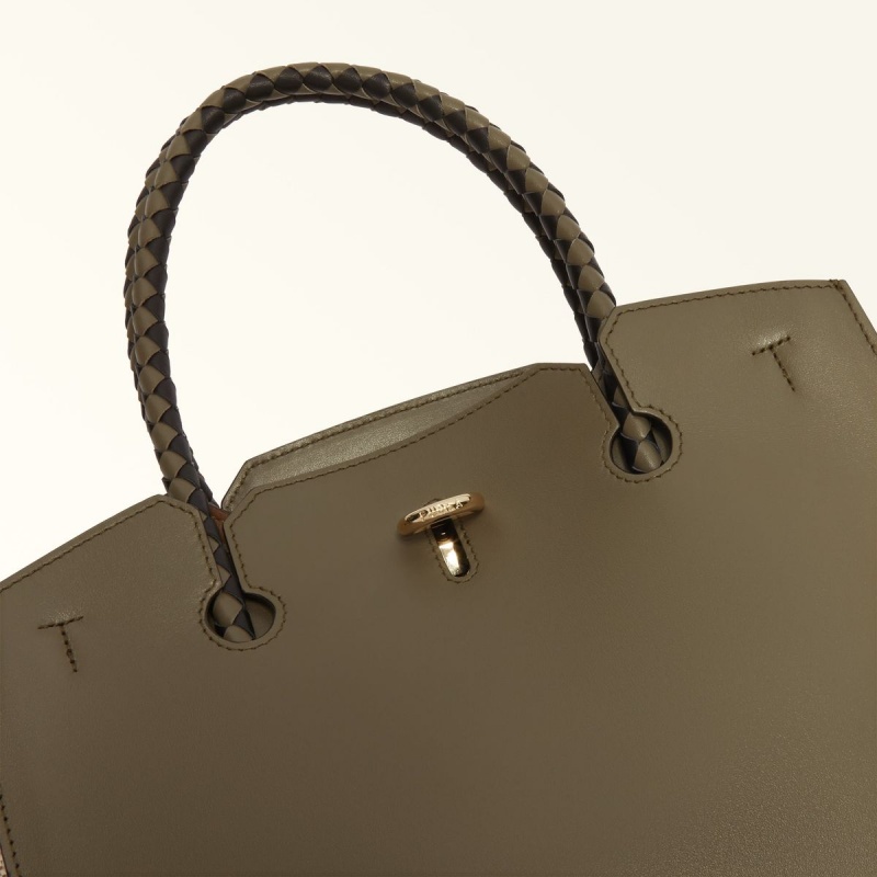 Furla GENESI Totes Dame Olivengrønne | 5983-OTELK