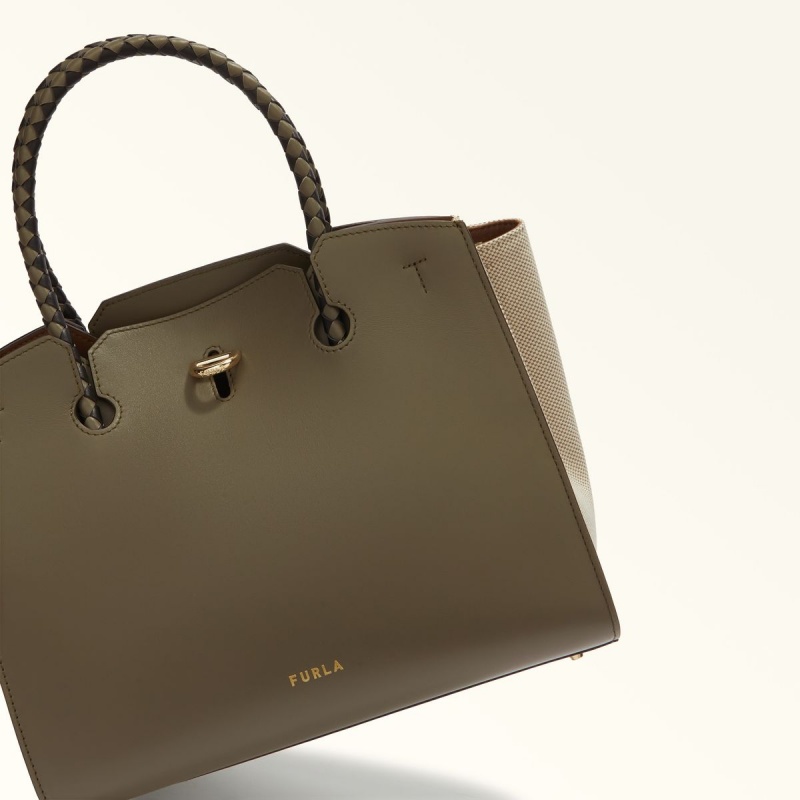 Furla GENESI Totes Dame Olivengrønne | 5983-OTELK