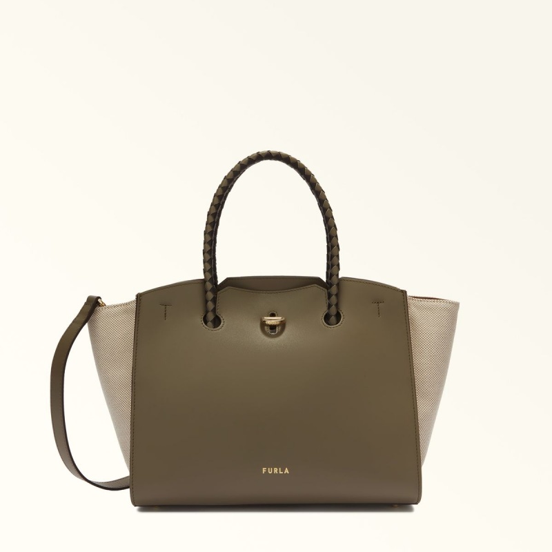 Furla GENESI Totes Dame Olivengrønne | 5983-OTELK