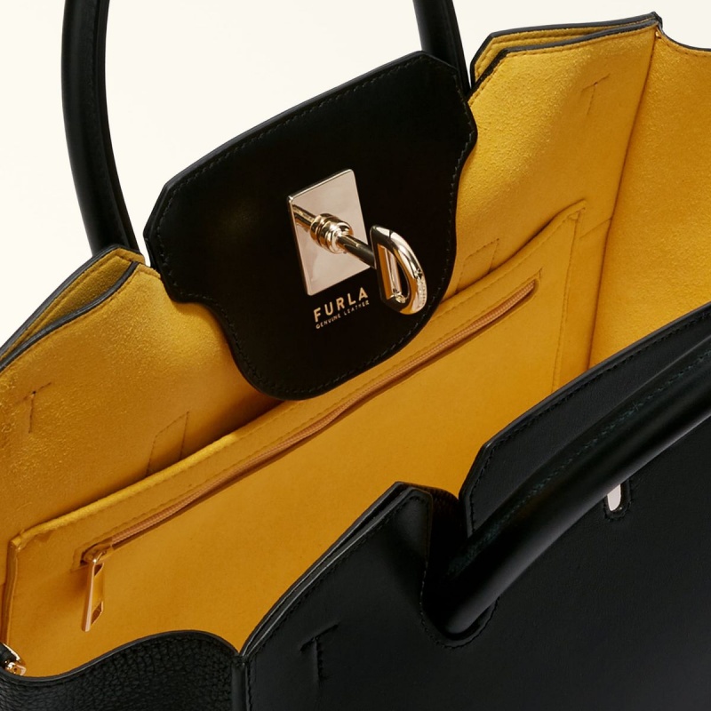 Furla GENESI Totes Dame Svarte | 4037-QHIPX