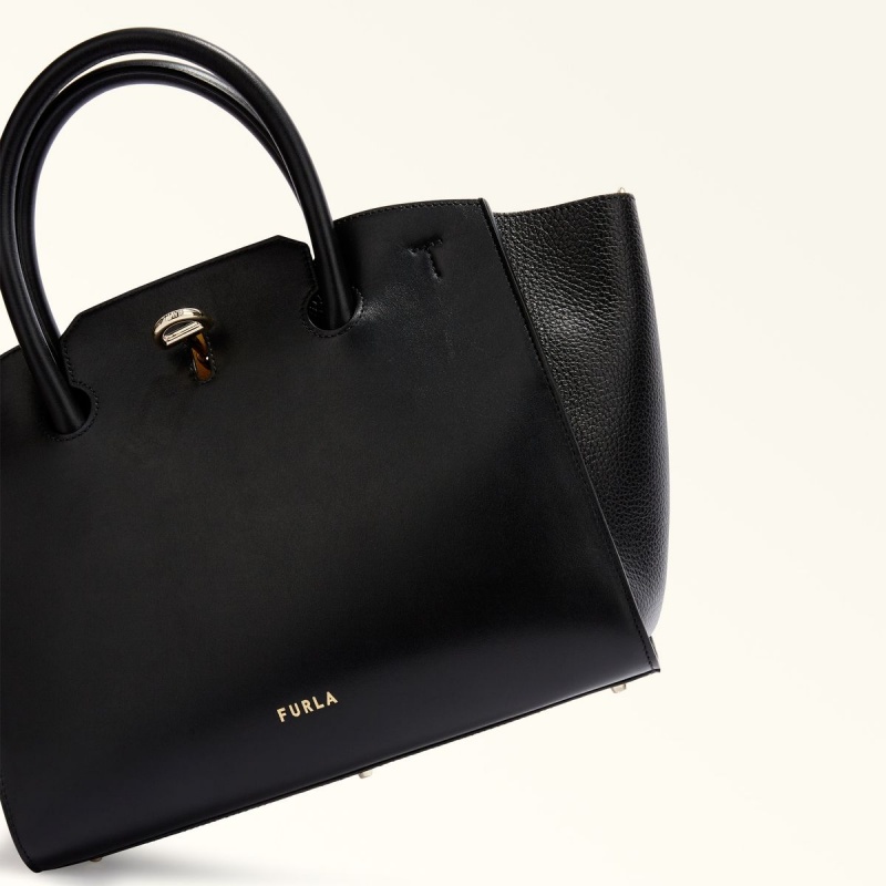 Furla GENESI Totes Dame Svarte | 4037-QHIPX