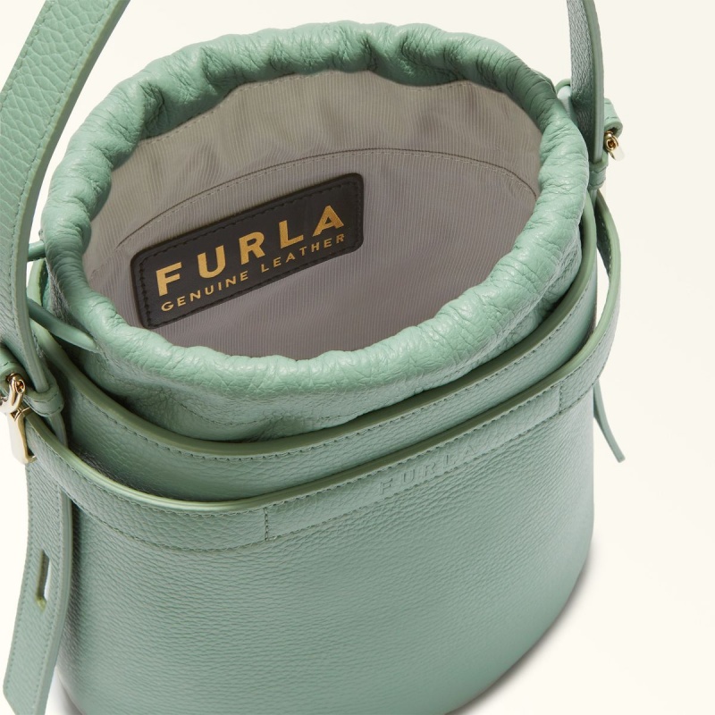 Furla GIOVE Bøtteposer Dame Grønn | 3172-NVBQG