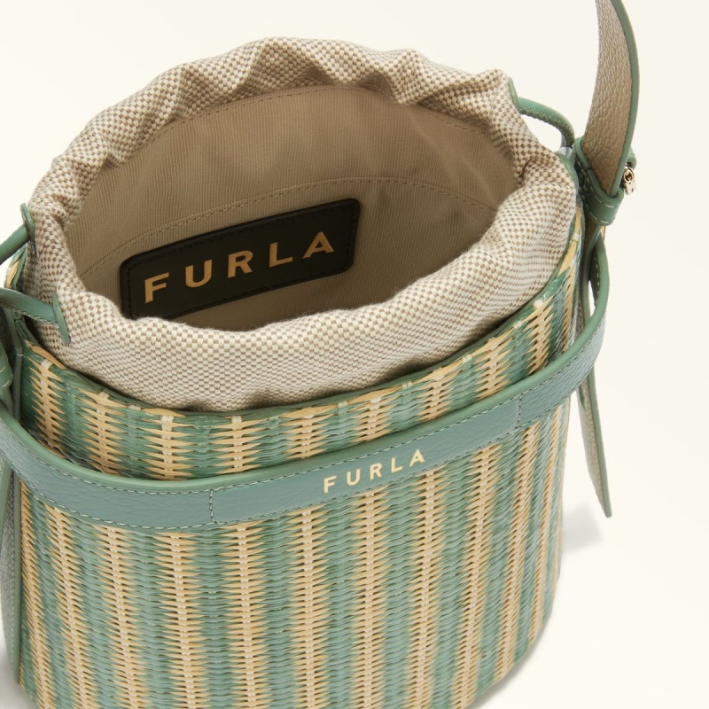 Furla GIOVE Bøtteposer Dame Grønn | 3560-ZIFPG