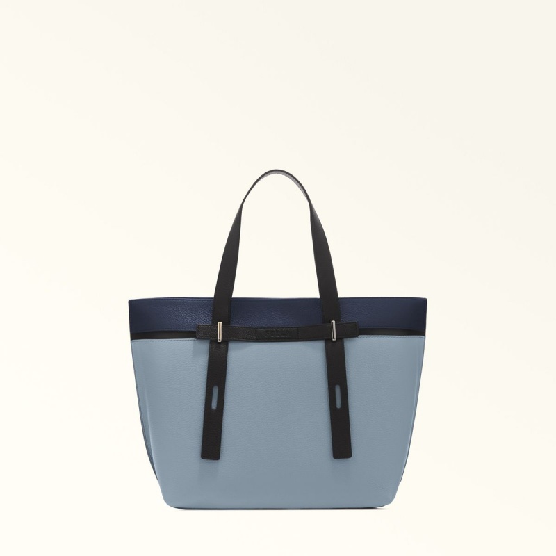 Furla GIOVE Totes Dame Svarte Platina | 5490-YADHO