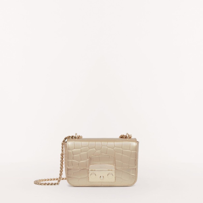 Furla METROPOLIS Crossbody Veske Dame Aprikos | 5132-GMHRN