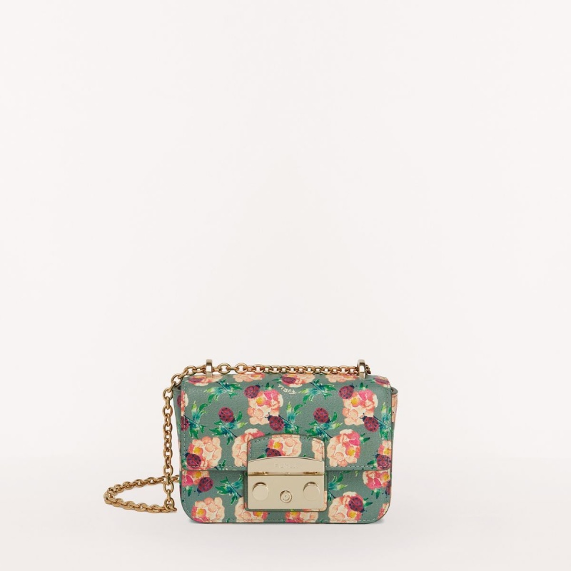 Furla METROPOLIS Crossbody Veske Dame Grønn | 8073-TWOFJ