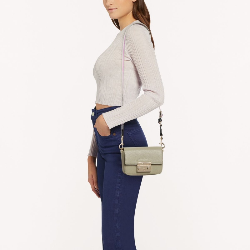 Furla METROPOLIS Crossbody Veske Dame Lilla | 7934-PSECH