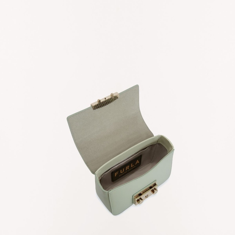 Furla METROPOLIS Crossbody Veske Dame Mint | 8751-UJKZC