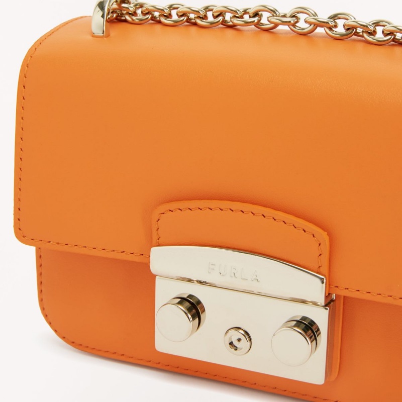 Furla METROPOLIS Crossbody Veske Dame Oransje | 6093-BTZAH