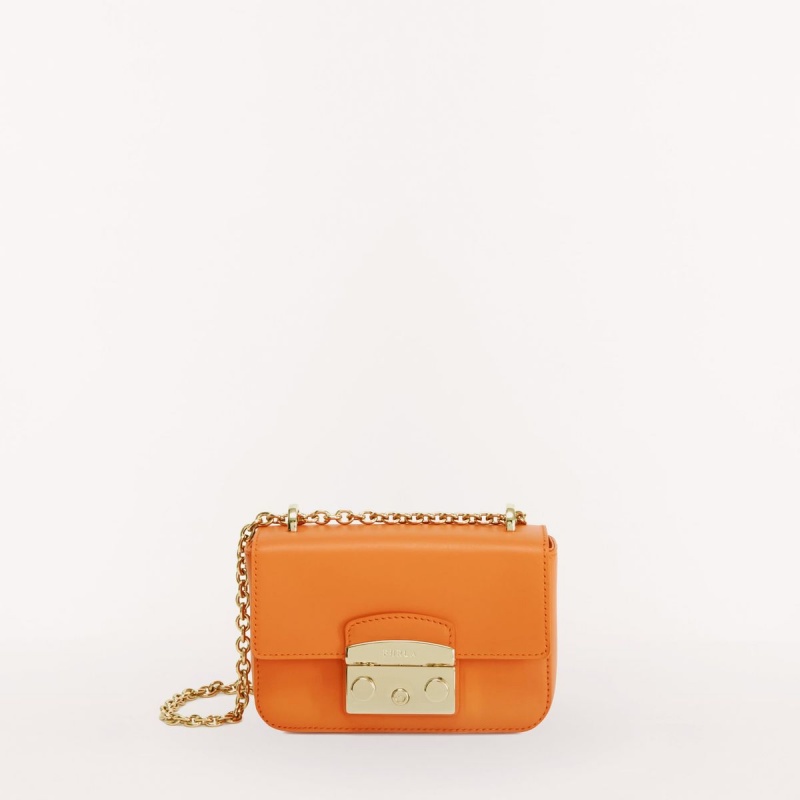 Furla METROPOLIS Crossbody Veske Dame Oransje | 6093-BTZAH