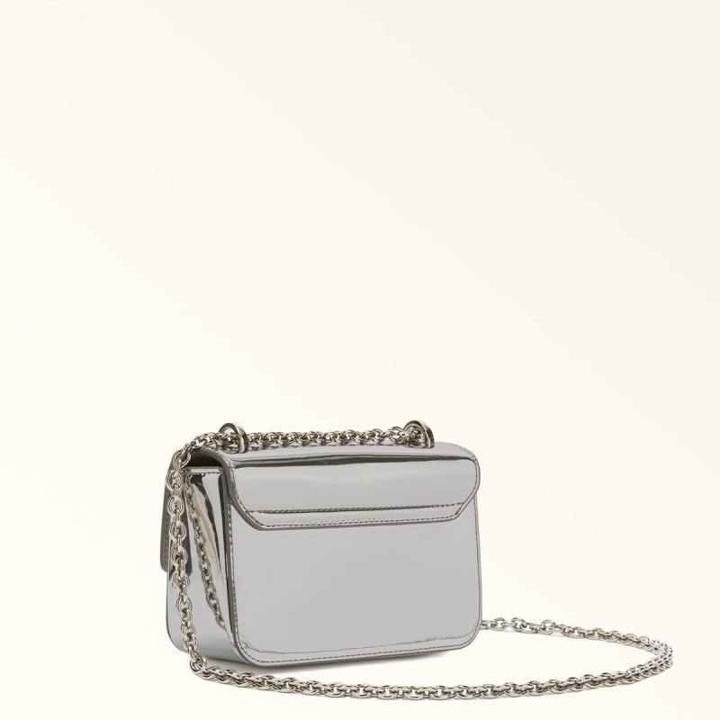 Furla METROPOLIS Crossbody Veske Dame Sølv | 3751-FGRZE