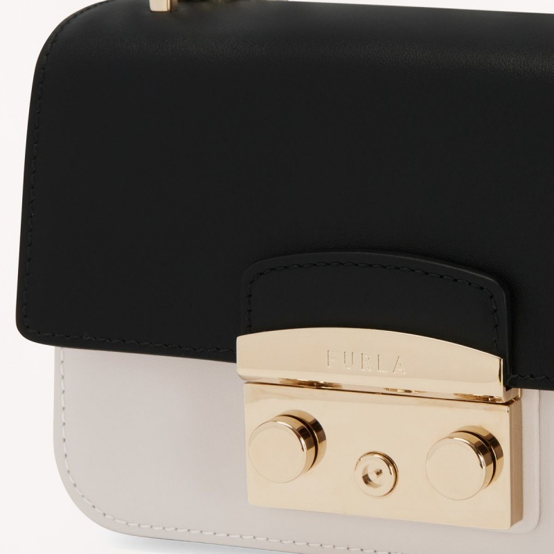 Furla METROPOLIS Crossbody Veske Dame Svarte | 2304-XTUOI