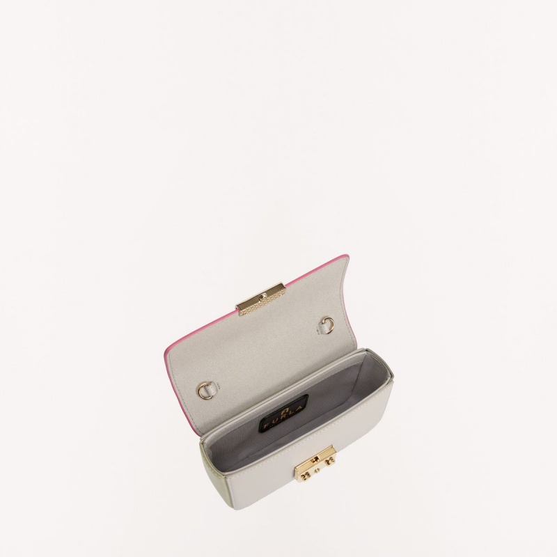 Furla METROPOLIS Mini Vesker Dame Rosa Hvite | 8397-DLWOG