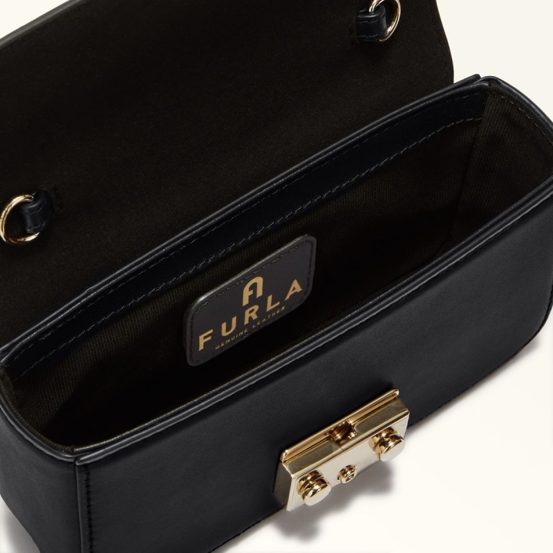 Furla METROPOLIS Mini Vesker Dame Svarte | 9270-LCXRZ