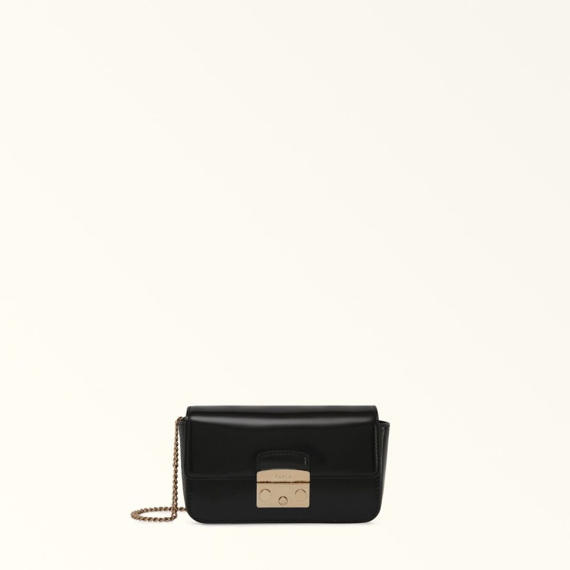 Furla METROPOLIS Mini Vesker Dame Svarte | 7346-XZKOY