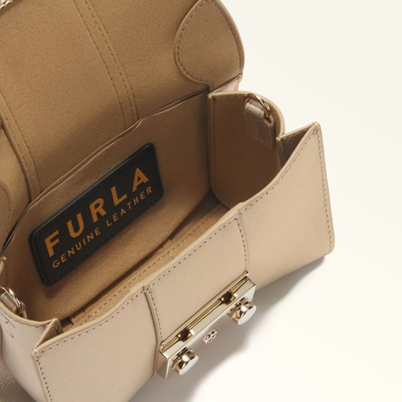 Furla METROPOLIS REMIX Crossbody Veske Dame Beige | 9213-ETSXO