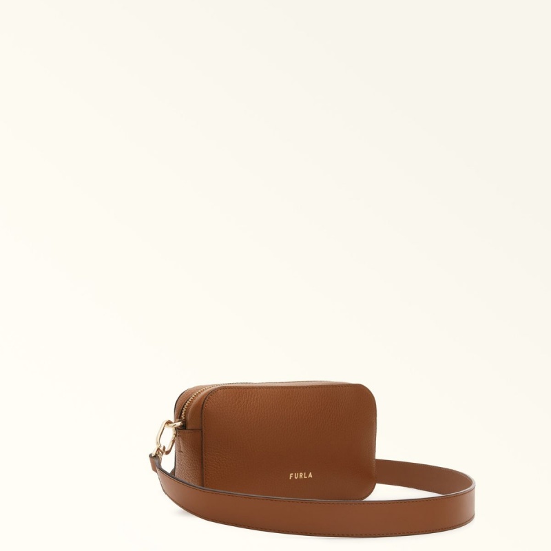 Furla PRIMULA Crossbody Veske Dame Brune | 1750-GXZKR