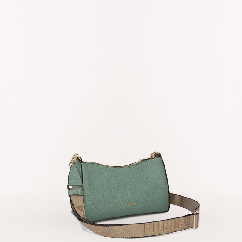 Furla PRIMULA Crossbody Veske Dame Grønn Grå Brune | 2503-FCZGL