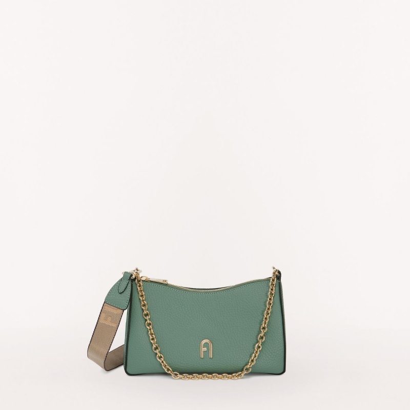 Furla PRIMULA Crossbody Veske Dame Grønn Grå Brune | 2503-FCZGL