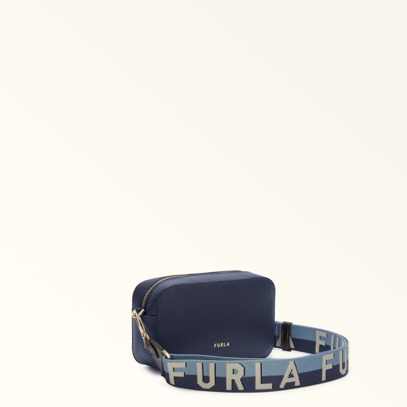 Furla PRIMULA Crossbody Veske Dame Marineblå | 8543-YOWKZ