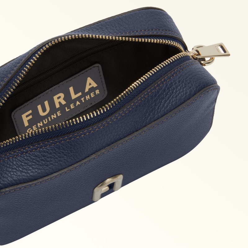 Furla PRIMULA Crossbody Veske Dame Marineblå | 8543-YOWKZ